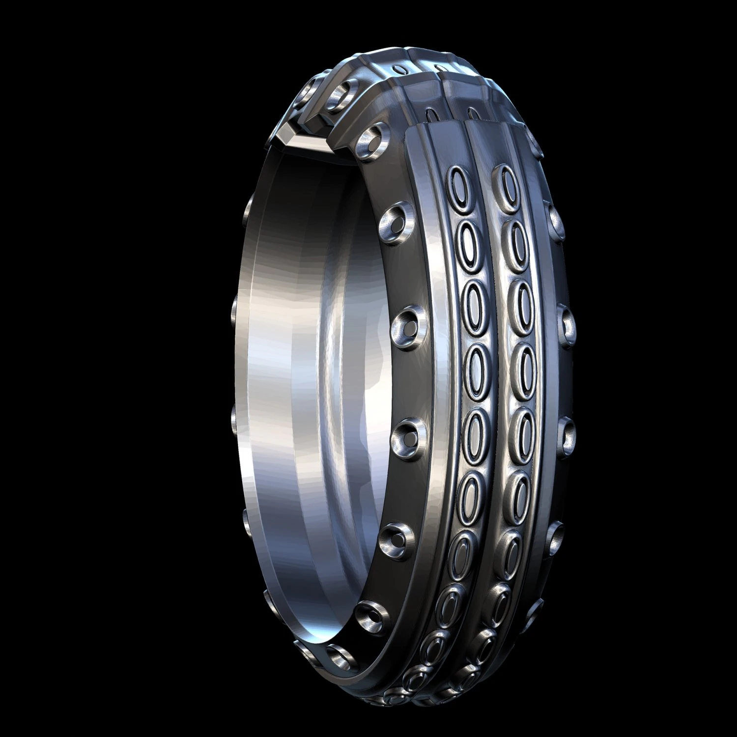 prometheus ring octopus style 3D Print Model .c4d .max .obj .3ds .fbx .stl .blend 