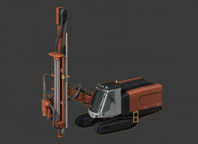 sandvik pantera dp1500i 3D मॉडल .c4d .max .obj .3ds .fbx .stl .blend 