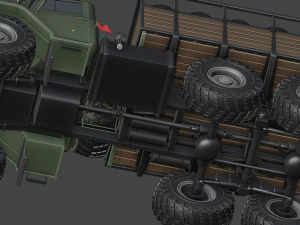 ural 4320 mod a 3D Model