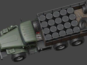ural 4320 mod a 3D Model