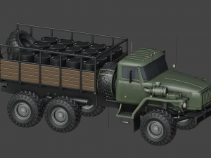 ural 4320 mod a 3D मॉडल
