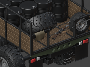 ural 4320 mod a 3D मॉडल