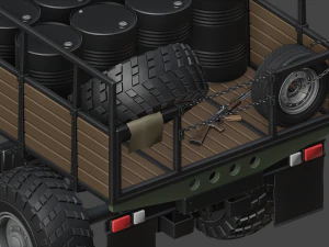 ural 4320 mod a 3D Model