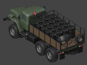 ural 4320 mod a 3D मॉडल