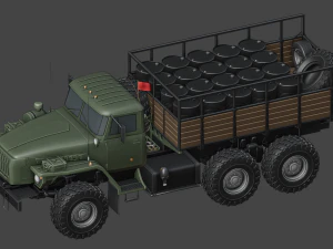 ural 4320 mod a 3D Model