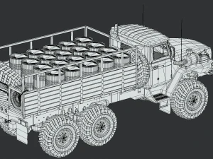 ural 4320 mod a 3D Model
