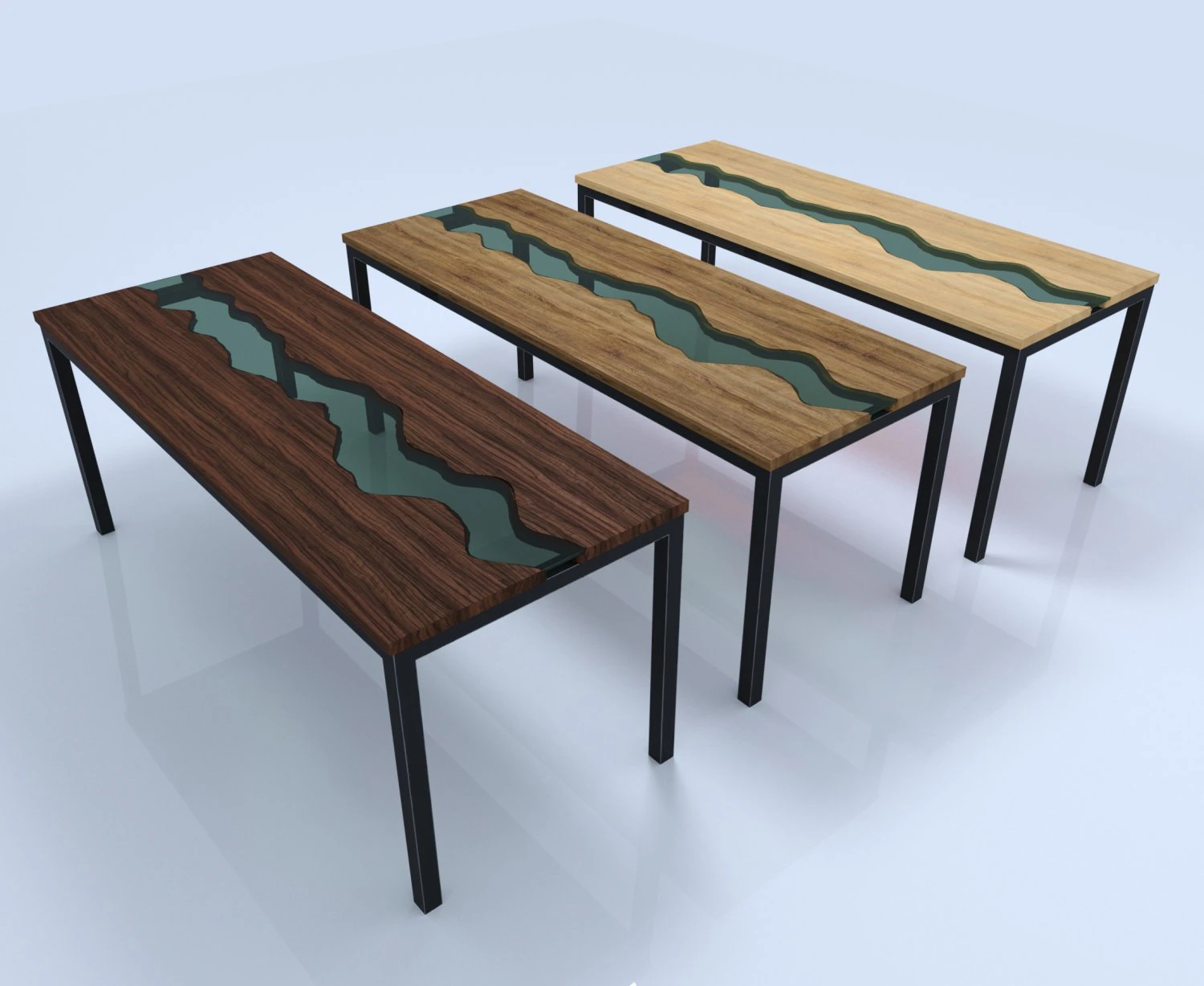 स्लैब टेबल 3D मॉडल .c4d .max .obj .3ds .fbx .stl .blend 