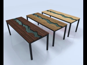 स्लैब टेबल 3D मॉडल