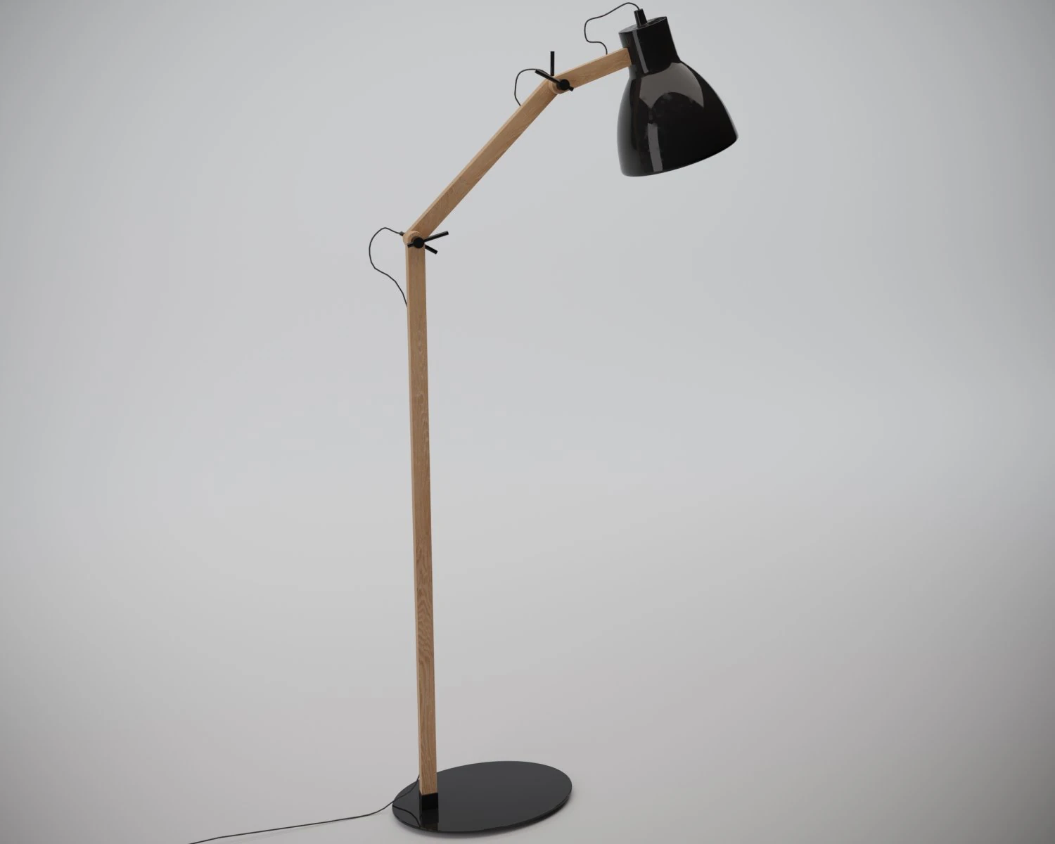 floor lamp 3D Model .c4d .max .obj .3ds .fbx .stl .blend 