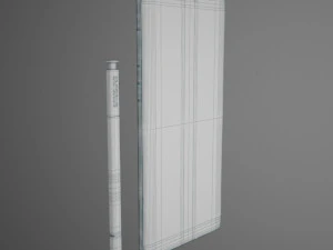 सैमसंग गैलेक्सी नोट 9 - समुद्री नीला 3D मॉडल