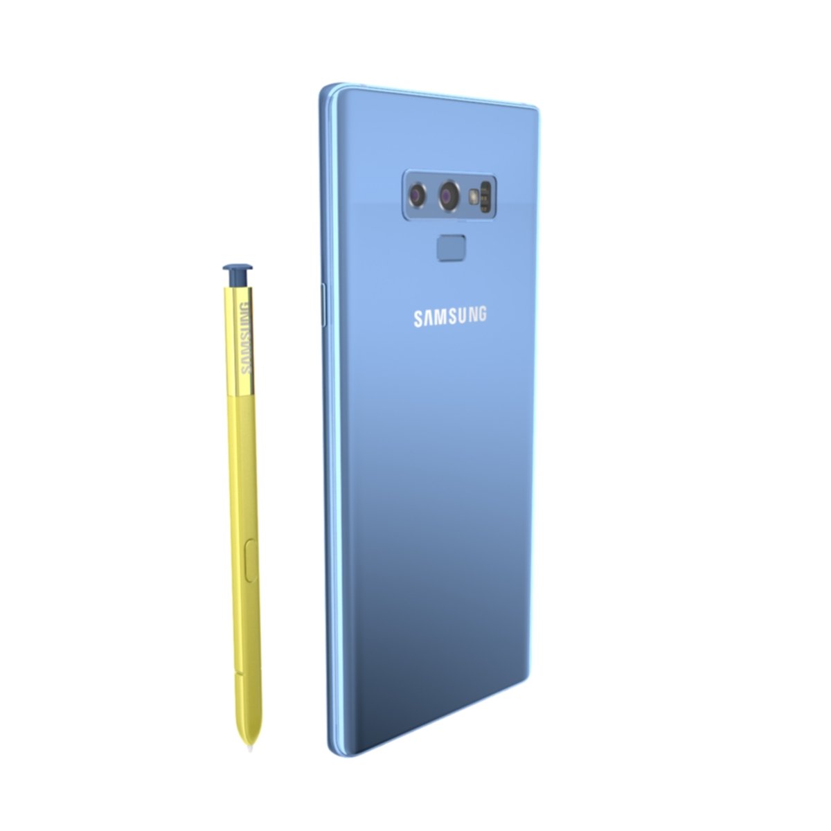 samsung galaxy note 9 - ocean blue 3Dモデル in 電話と携帯電話 3DExport