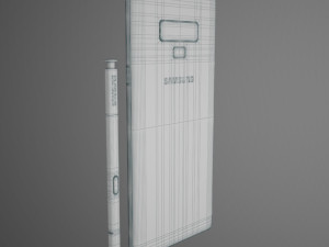 samsung galaxy note 9 - ocean blue 3D मॉडल