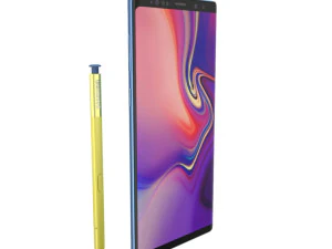 सैमसंग गैलेक्सी नोट 9 - समुद्री नीला 3D मॉडल