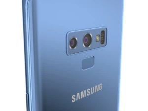 सैमसंग गैलेक्सी नोट 9 - समुद्री नीला 3D मॉडल