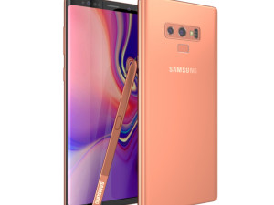 samsung galaxy note 9 - metallic copper 3D मॉडल