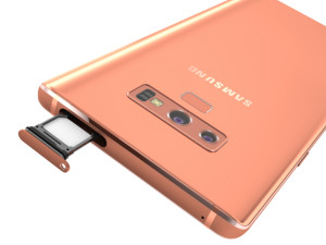 samsung galaxy note 9 - metallic copper 3D मॉडल