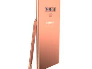 samsung galaxy note 9 - metallic copper 3D मॉडल