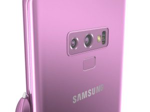 samsung galaxy note 9 - lavender purple 3D Модель