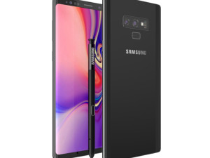 samsung galaxy note 9 - midnight black 3D-Modell
