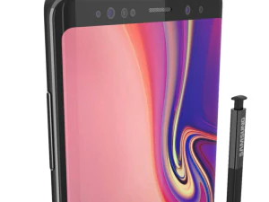 samsung galaxy note 9 - midnight black 3D Model