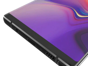 samsung galaxy note 9 - midnight black 3D Model