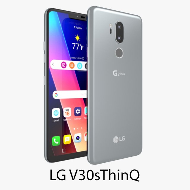 lg g7 thinq 3D मॉडल .c4d .max .obj .3ds .fbx .stl .blend 