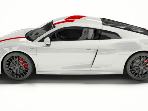 audi r8 coupe 2018 3D Model