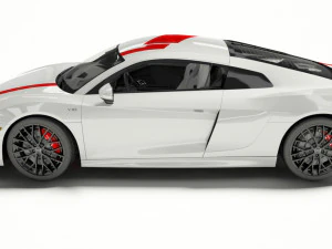 audi r8 coupe 2018 3D Model