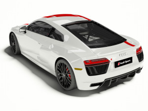 audi r8 coupe 2018 3D Model