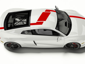 audi r8 coupe 2018 3D Model