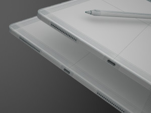 apple ipad pro 129 2018 3D Model