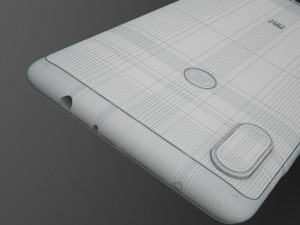 xiaomi redmi note 6 pro 3D मॉडल