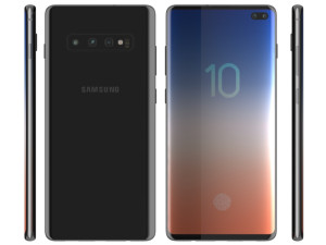 samsung galaxy s10 and s10 plus 3Dモデル