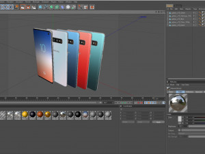 samsung galaxy s10 and s10 plus all color Model 3D