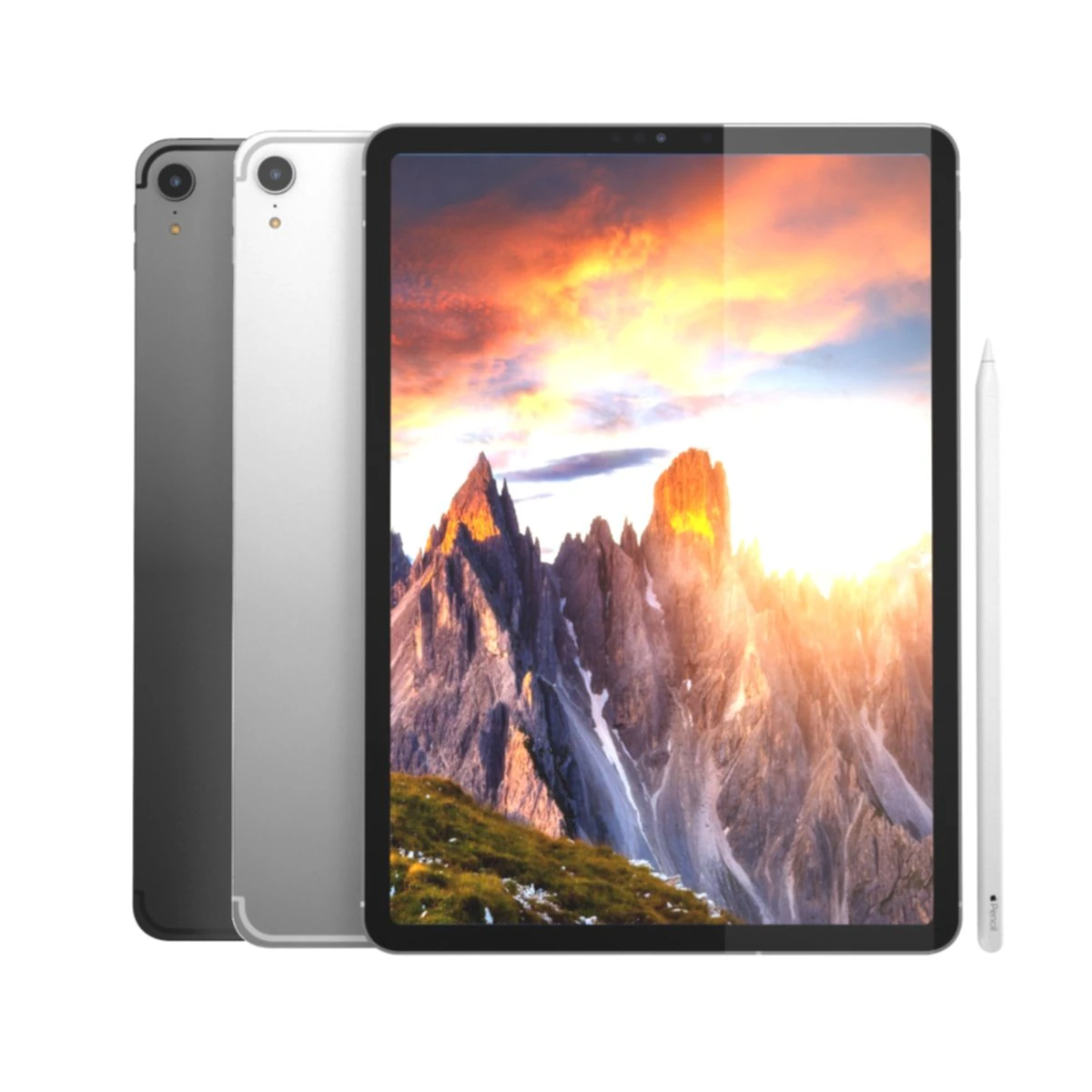 ipad pro 11 inch2018 3D Model .c4d .max .obj .3ds .fbx .stl .blend 