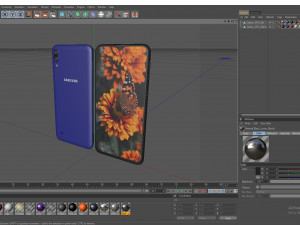 samsung galaxy m10 3D-Modell