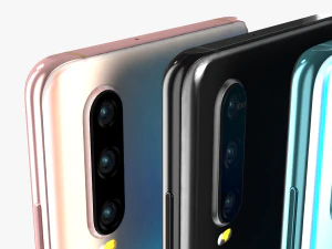 huawei p30 all colors 3D Model