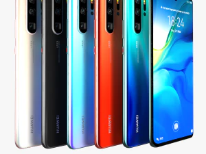huawei p30 pro todas as cores Modelo 3D