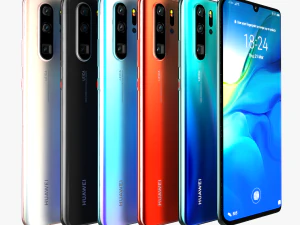 huawei p30 pro all colors 3D Model