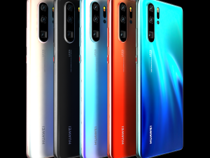 huawei p30 pro all colors 3D Модель