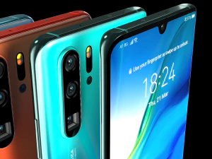 huawei p30 and huawei p30 pro all colors 3D Model
