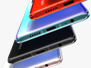 huawei p30 and huawei p30 pro all colors 3D Model