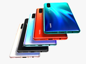 huawei p30 and huawei p30 pro all colors 3D Model