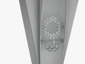 tokyo 2020 olympic torch Model 3D