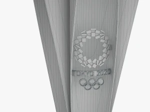 tokyo 2020 olympic torch 3D Model