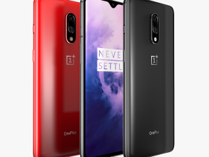 oneplus 7 mirror gray and red 3Dモデル