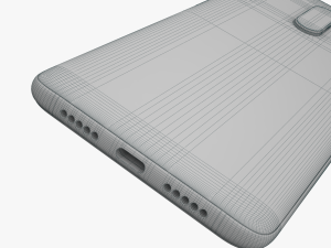 oneplus 7 mirror gray and red 3D Model