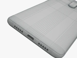 oneplus 7 mirror gray and red 3D Model