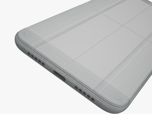 oneplus 7 mirror gray and red 3D Model