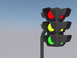 traffic light 3D मॉडल